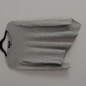 Saks Fifth Avenue Grey long Sleeve 100% Cashmere Sweater Size S